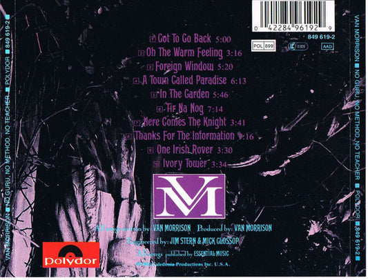 Van Morrison : No Guru, No Method, No Teacher (CD, Album, RE)