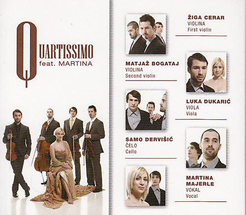 Quartissimo Feat. Martina Majerle : Love Symphony / Simfonija (CD, Maxi, Enh, Tri)