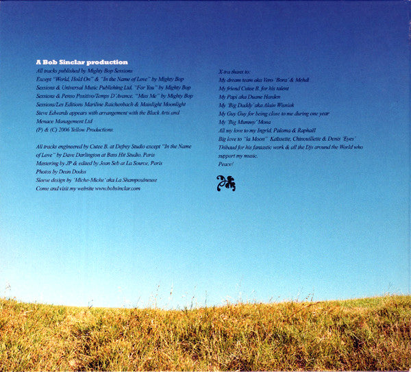 Bob Sinclar : Western Dream (CD, Album, Dig)