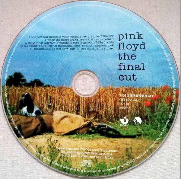 Pink Floyd : The Final Cut (CD, Album)