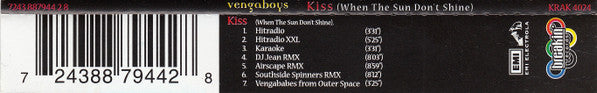 Vengaboys : Kiss (When The Sun Don't Shine) (CD, Maxi)