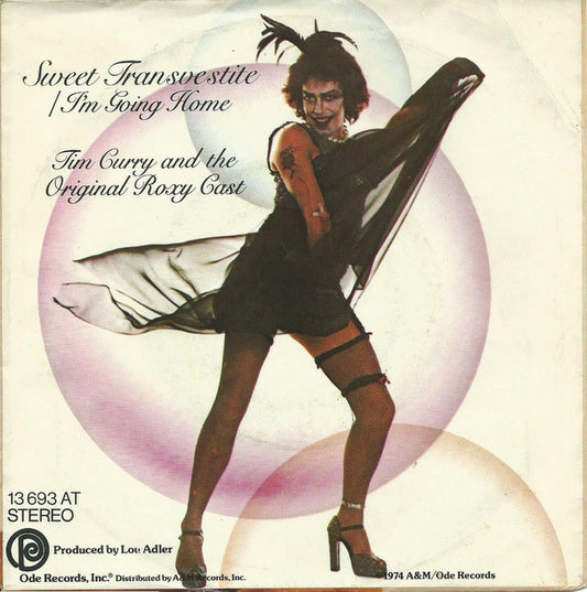 Tim Curry And Tim Curry And The Original Roxy Cast : Sweet Transvestite  (7", Single)