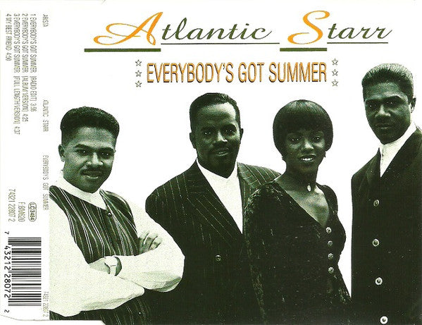 Atlantic Starr : Everybody's Got Summer (CD, Single)
