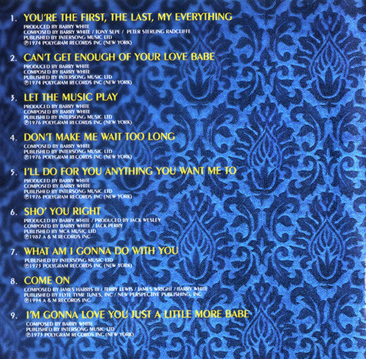 Barry White : The Ultimate Collection (CD, Comp, RM, UNI)