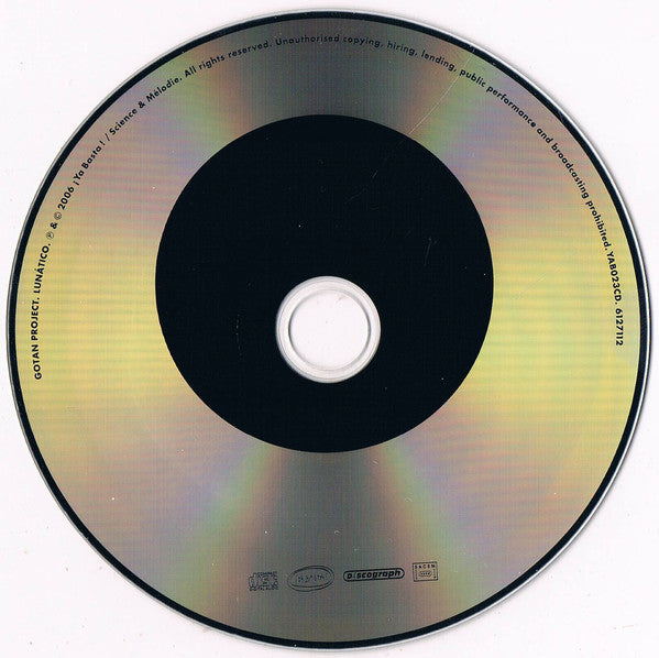 Gotan Project : Lunático (CD, Album)