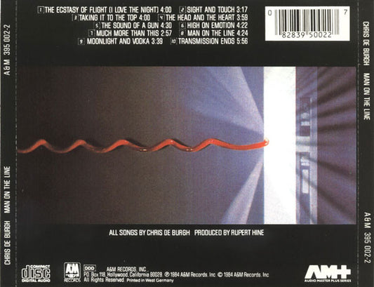 Chris de Burgh : Man On The Line (CD, Album, RE)
