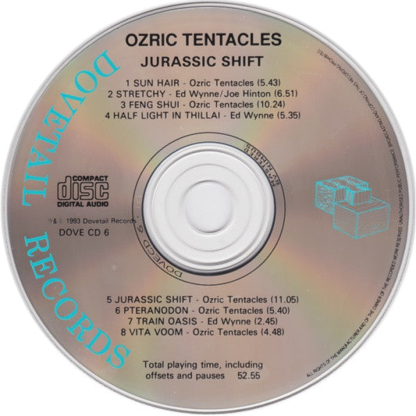 Ozric Tentacles : Jurassic Shift (CD, Album)