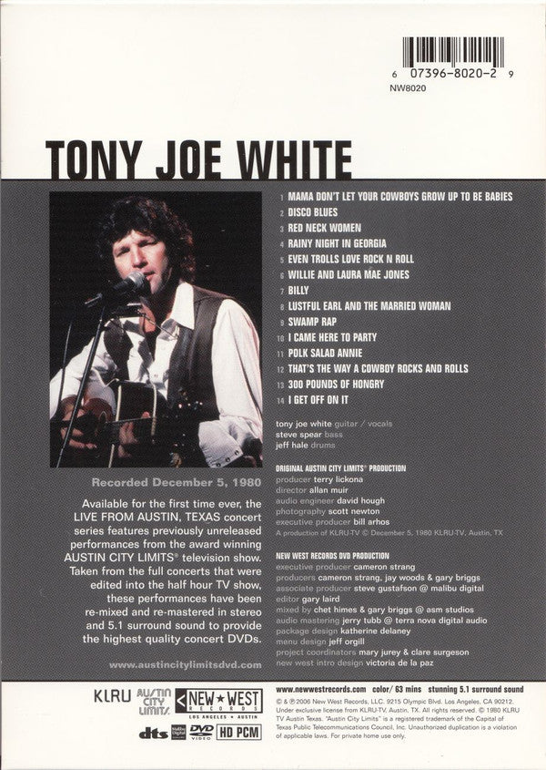 Tony Joe White : Live From Austin Texas (DVD-V)