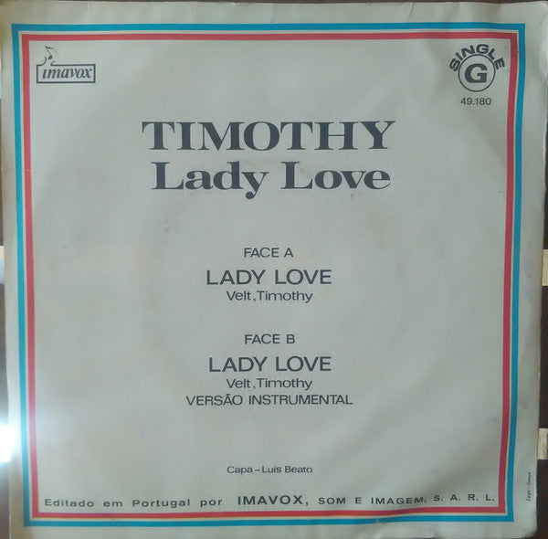 Timothy (7) : Lady Love (7", Single)