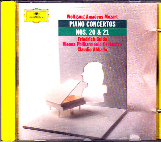 Wolfgang Amadeus Mozart - Friedrich Gulda, Wiener Philharmoniker, Claudio Abbado : Piano Concertos Nos. 20 & 21 (CD, Album, RM)