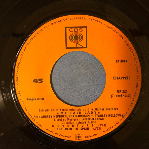 Lerner & Loewe : My Fair Lady - Extraits De La Bande Originale Du Film Warner Bros (7", EP)