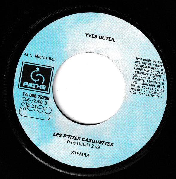 Yves Duteil : Les P'tites Casquettes - En Public / Les P'tites Casquettes (7", Single)