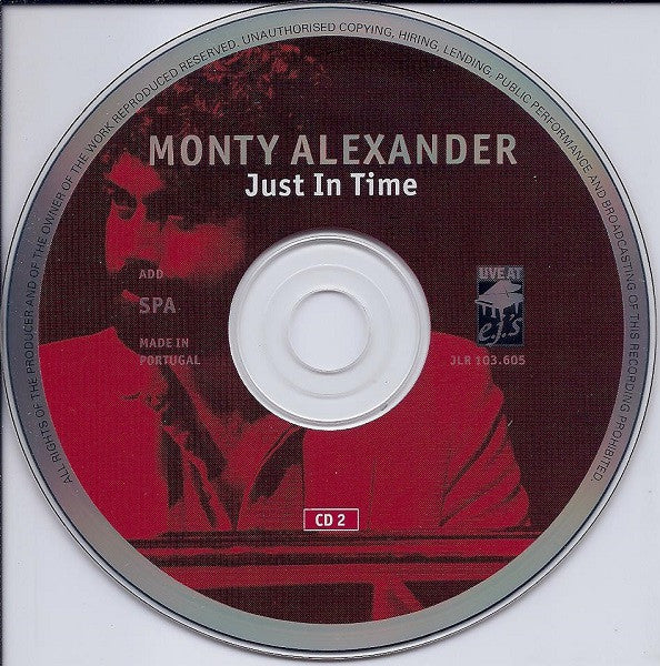 Monty Alexander : Just In Time (2xCD, Album)