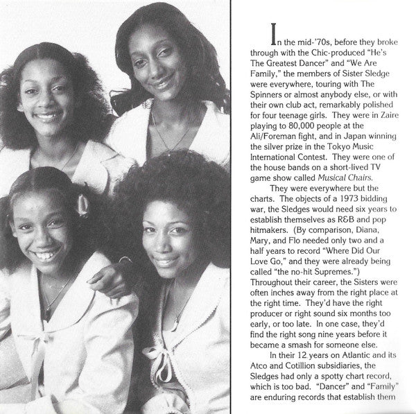 Sister Sledge : The Best Of Sister Sledge (1973 - 1985) (CD, Comp)