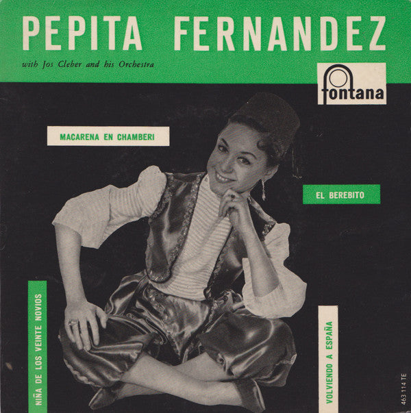 Pepita Fernandez : Pepita Fernandez with Jos Cleber And His Orchestra (7", EP)