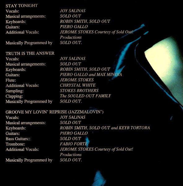 Joy Salinas : Joy Salinas (CD, Album)