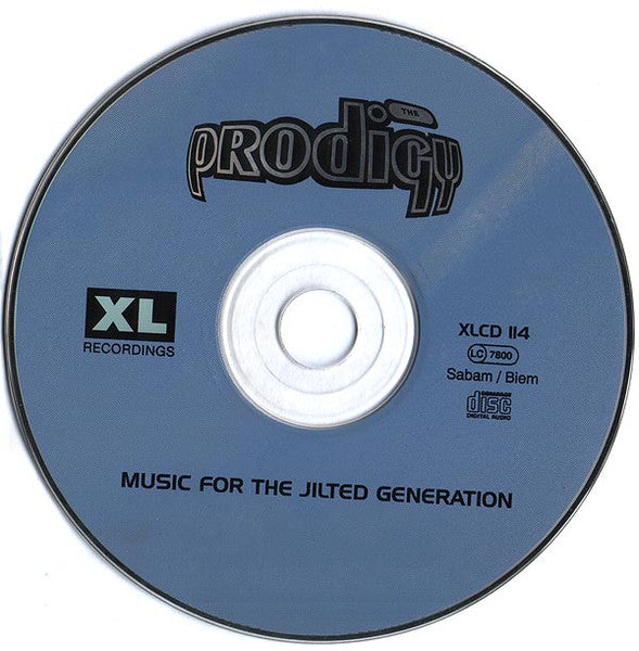 The Prodigy : Music For The Jilted Generation (CD, Album, RP)
