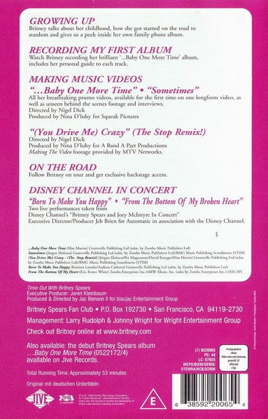 Britney Spears : Time Out With Britney Spears (VHS)