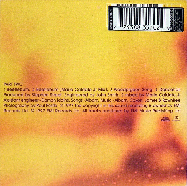 Blur : Beetlebum (CD, Single, CD2)