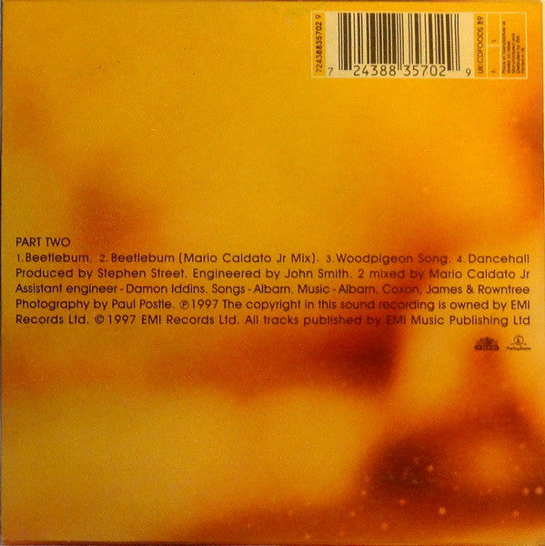 Blur : Beetlebum (CD, Single, CD2)