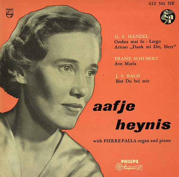 Aafje Heynis : Aafje Heynis With Pierre Palla (7", EP, Mono)