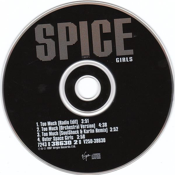 Spice Girls : Too Much (CD, Single)
