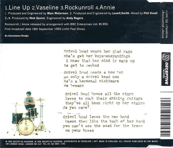 Elastica (2) : Line Up (CD, Single)