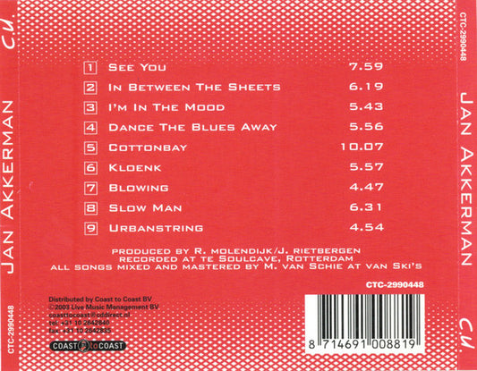Jan Akkerman : C.U. (CD, Album)