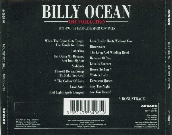 Billy Ocean : The Collection (CD, Comp)