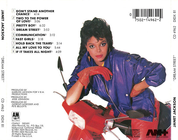 Janet Jackson : Dream Street (CD, Album)
