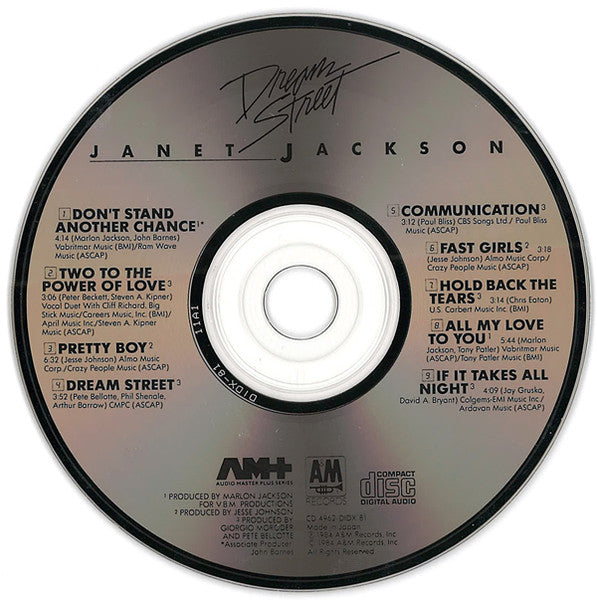 Janet Jackson : Dream Street (CD, Album)