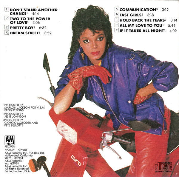 Janet Jackson : Dream Street (CD, Album)
