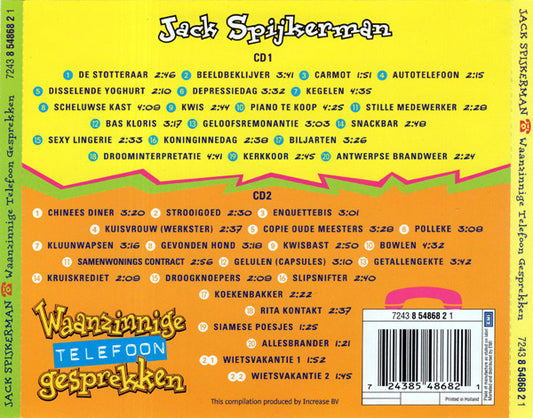 Jack Spijkerman : Waanzinnige Telefoon Gesprekken (2xCD, Comp)