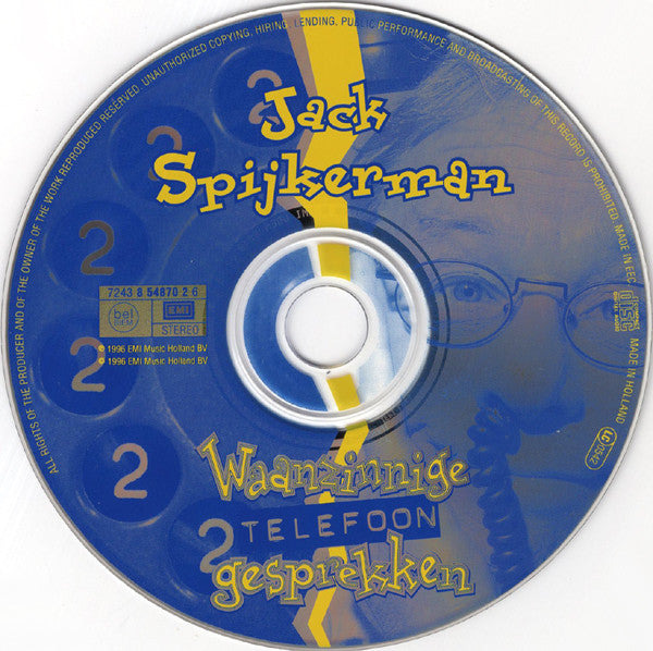 Jack Spijkerman : Waanzinnige Telefoon Gesprekken (2xCD, Comp)