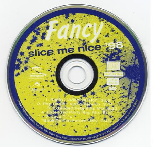 Fancy : Slice Me Nice '98 (CD, Maxi)