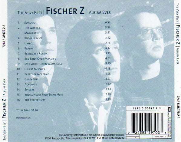 Fischer-Z : The Very Best Fischer Z Album Ever (CD, Comp)