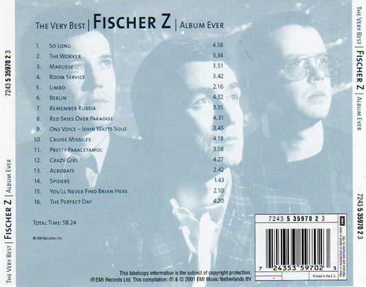Fischer-Z : The Very Best Fischer Z Album Ever (CD, Comp)