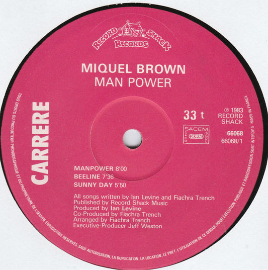 Miquel Brown : Manpower (LP, Album)