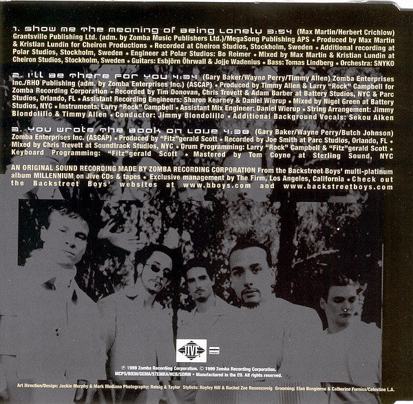 Backstreet Boys : Show Me The Meaning Of Being Lonely (CD, Single)