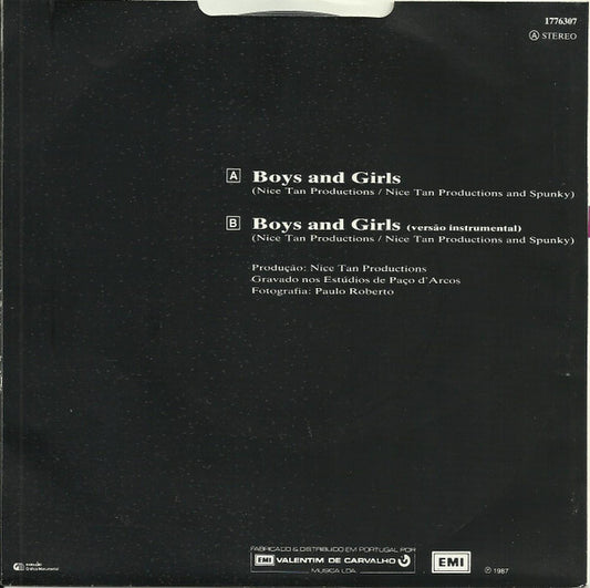 Spunky (6) : Boys And Girls (7", Single)