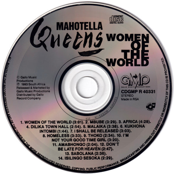 Mahotella Queens : Women Of The World (CD, Album)