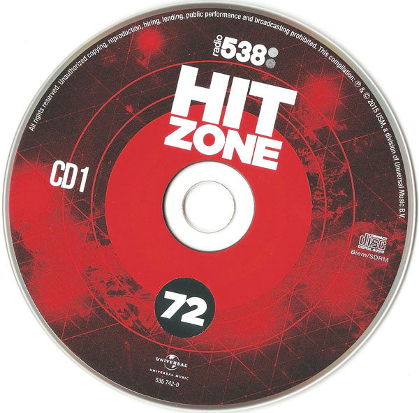 Various : Radio 538 - Hitzone 72 (2xCD, Comp)