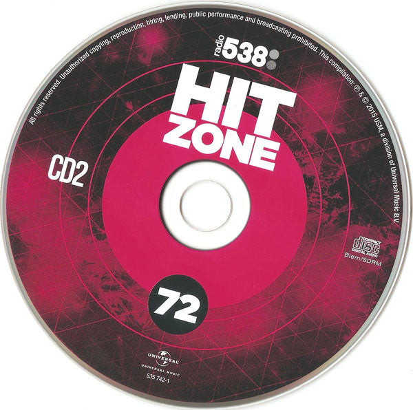 Various : Radio 538 - Hitzone 72 (2xCD, Comp)