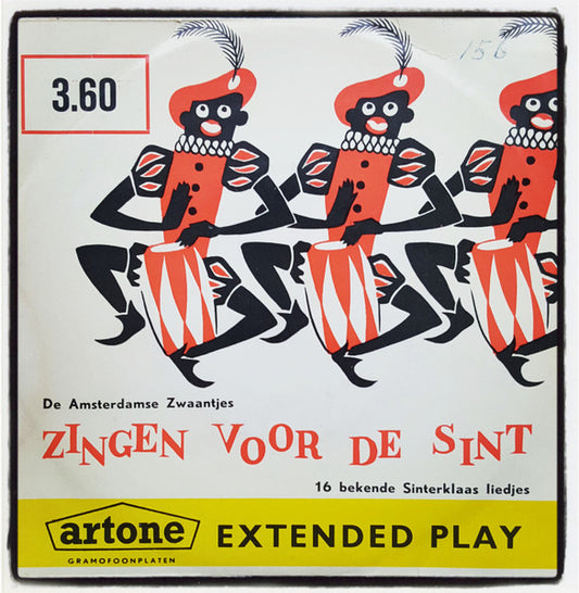 De Amsterdamse Zwaantjes : Zingen Voor De Sint (7", EP, Mul)