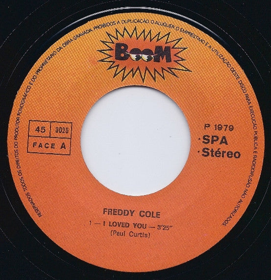 Freddy Cole : I Loved You / Autumn Love (7", Single)