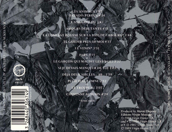 Jean-Louis Murat : Cheyenne Autumn (CD, Album)
