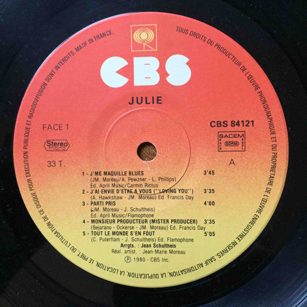 Julie : Julie (LP, Album)