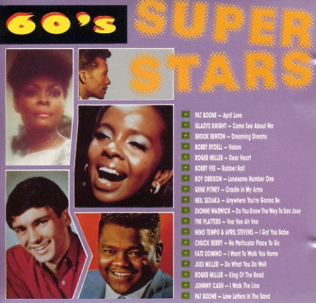 Various : 60's Super Stars (CD, Comp, RM)