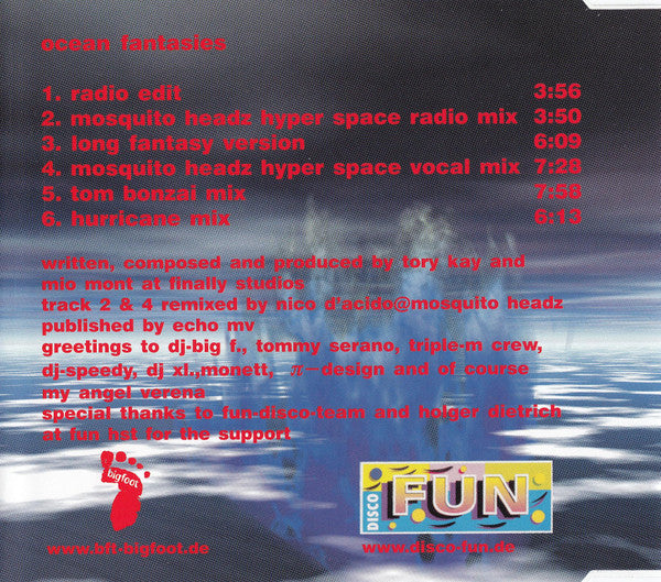 Tory Kay : Ocean Fantasies (CD, Maxi)