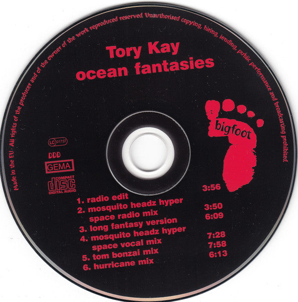 Tory Kay : Ocean Fantasies (CD, Maxi)